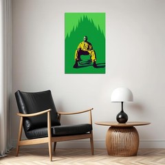 612224 Breaking Bad Crime Action Movie Vintage Sticker Wall Print Poster