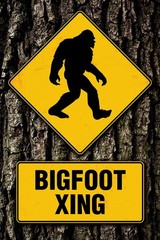 Poster Studio B – Bigfoot Crossing Sign 24×36″ NEW Wall Art N241340