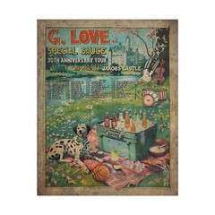 G. Love and Special Sauce Anniversary Tour Poster, Jakobs Castle Sublime Concert