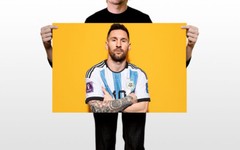 Lionel Messi Argentina World Soccer Fans 2022 Wall Home Decor – POSTER 20″x30″
