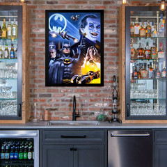 Huge 1989 Batman Movie Poster Collector’s Poster Michael Keaton DC Comics Art