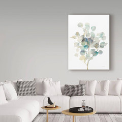 24 In. X 18 In. «Eucalyptus III White» by Danhui Nai Printed Canvas Wall Art