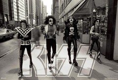 Kiss Poster New York City Sidewalk Photo Kiss Band Merchandise Kiss Collectibles