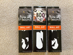 Happy Halloween Wall Art Peel Stick Reposition Enjoy – 3 Packages 39in x 13 in.