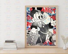 Alec Monopoly Money Bag Art Print| Mounted Canvas | Framed Canvas |Acrylic