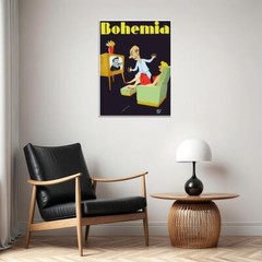 402185 Bohemia cover Husband mad at TV WALL PRINT POSTER US