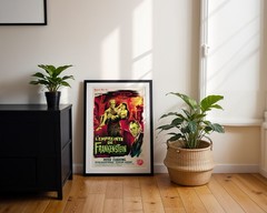Evil of Frankenstein Movie Poster 1964 French Hammer Horror Vintage Film Art