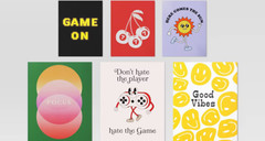 Wall Art 6-pc Set Poster Prints by Room Essentials