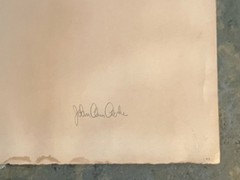 VTG John Clem Clarke Bubble Blower 1970 Signed Ltd Ed Print 81/90 Pop Surreal LG