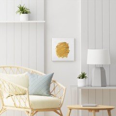 Neutral Wood Canvas