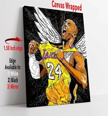 Koby Bryant Mamba Art Print | Mounted Canvas | Framed Canvas |Acrylic