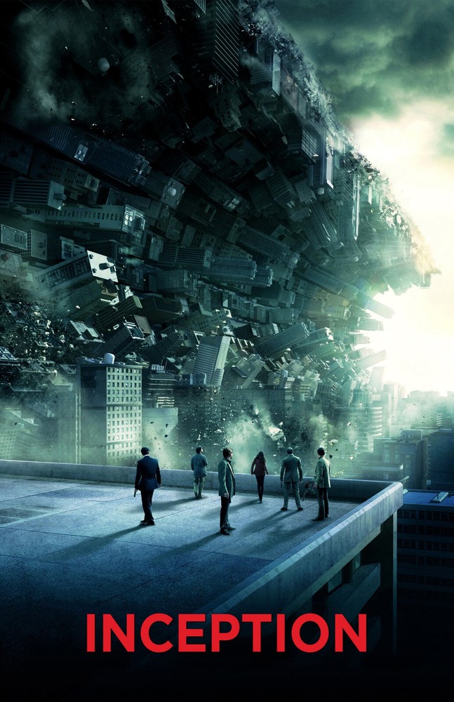 AA2124 Inception Film By Christopher Nolan 2010 City Movie Poster 11×17