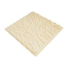 3D-B008 3D Beige Modern Wall Mount Panels For Living Room, Bedroom 54*54cm NEW