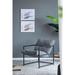 Framed 15.7 In. X 19.7 In. (Set of 2) Large Rectangular Diptych Wall Printed Art