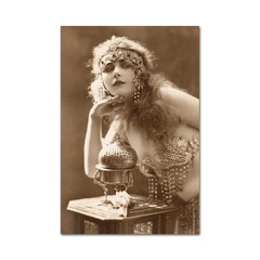 Art Nouveau Lady Antique Image Poster Print Paper Or Foam
