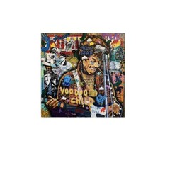 Jimi Hendrix graffiti Canvas Wall Art Pop Artist Picture Painting Home Decor