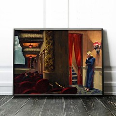 New York Movie 1939 by Edward Hopper Oil Paintings America Wall Art Poster Print