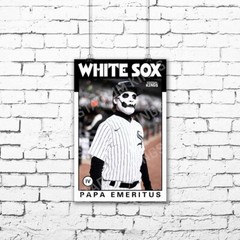 Papa Emeritus IV Ghost 1986 Baseball Card Poster – 11×17 in.