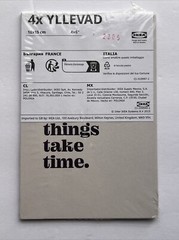Ikea YLLEVAD Art card, great things take time 4×6 » Prints , 4 Pack