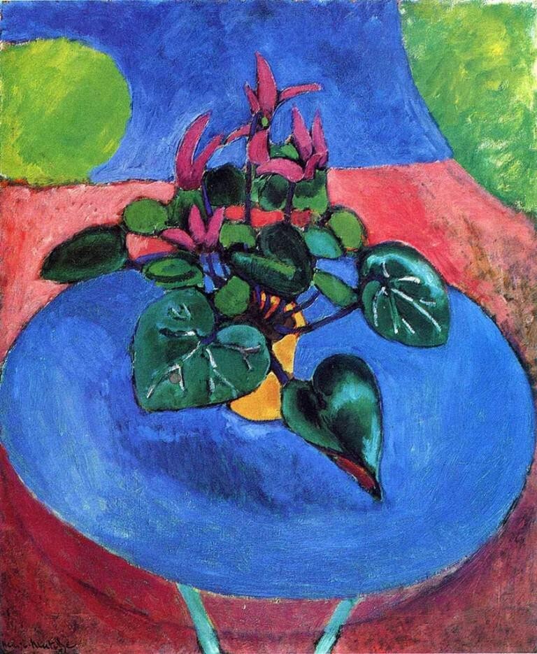 Purple Cyclamen : Henri Matisse : 1912 : Archival Quality Art Print