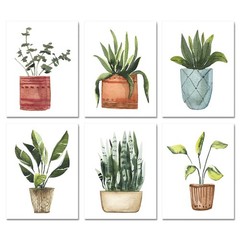 Plant Prints Wall Art Poster Boho Decor for Living Room, 11×14 Unframed Poste…