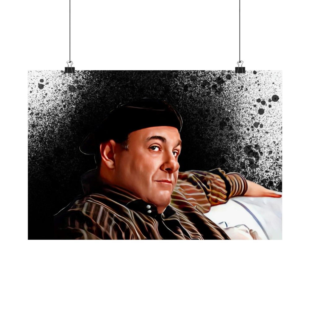 Tony Soprano Poster – The Sopranos – Sopranos Art -Tony Soprano-james Gandolfini