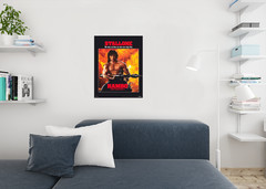Rambo First Blood Part 2 No Man No Law No War Can Art Print Poster 24×36