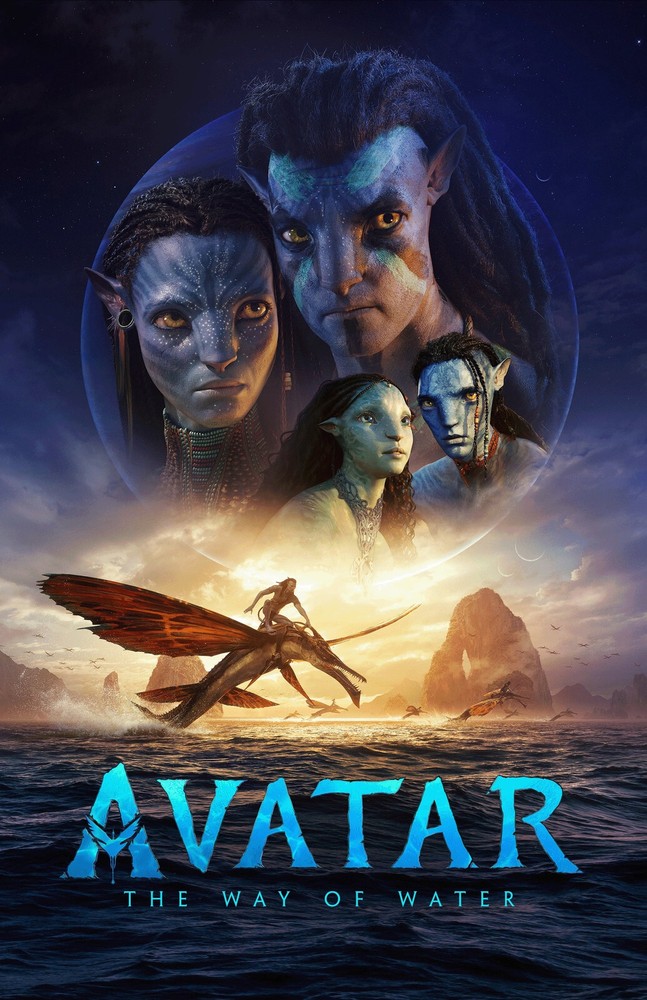 AA0370 Avatar The Way of Water By James Cameron 2022 Group Movie Poster 11×17