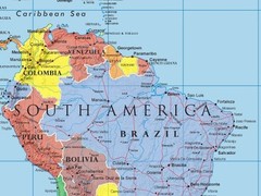 48×78 World Classic Premier 3D Wall Map – Large poster mural art print wall maps
