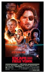 Escape From New York Movie Poster Print 12×18 24×36 Decor Art Theater