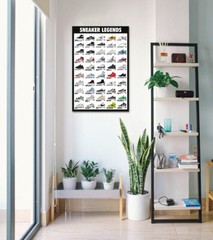 Sneaker Legends – Poster (50 Of History’s Most Famous Sneekers) (Size: 24 x 36″)