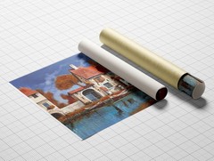 stretched Canvas art print giclée – poster – pillow. la cascina sul lago