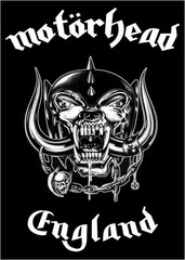 Poster Studio B – Motorhead England Logo Black 24×36″ NEW R85711