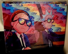 11.81 x 15.75in Canvas Print Rick and Morty Wall Art Home Decor