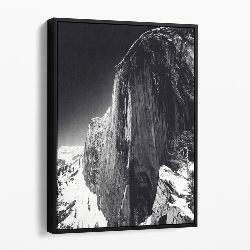 Monolith Face of Half Dome Yosemite California Ansel Adams Canvas Print Wall Art