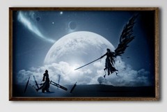 Sephiroth VS Cloud Poster, Final Fantasy 7 Poster Wall Art Picture Print