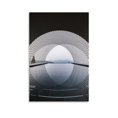 Art Poster Unique Architecture Unframed Inside Canvas Decor 12×18 Inch 1-Piece