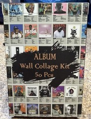 Retro Hip Hop Rappers Album Wall Collage Kit Prints for Room Decor, 4×6 Inch