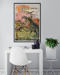 Science Fiction POSTER (up to 24×36) – February 1961 – Vintage – Dinosaurs