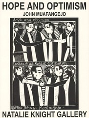 JOHN MUAFANGEJO Hope and Optimism, 1991 27.75″ x 20″ Poster 1991 African America