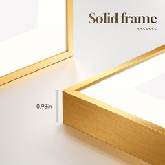 Gold Geometric Wall Art Set of 4 – Modern Minimalist Decor for Home & Office