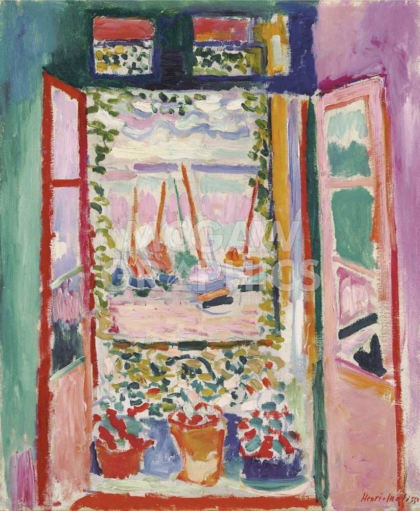 The Open Window Collioure 1905 by Henri Matisse Art Print Poster 14″ x11″ 1586