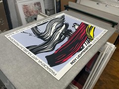 ROY LICHTENSTEIN Brushstrokes at Pasadena Art Museum, 1967