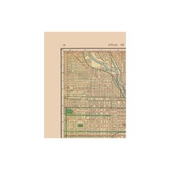Historic City Map – Chicago Illinois – Hammond 1910 – Vintage Wall Art