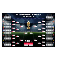 2026 World Tournament Tribute – Match Bracket Template – POSTER 20″x30″
