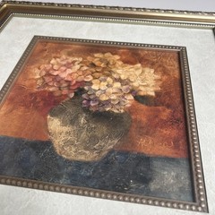 Set of 2 Framed Floral Wall Art Prints – Albena Hristova & B.J. Zhang – 2001 USA