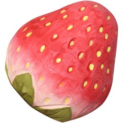 Wood Carving Strawberry Ornament Delicate Wood Strawberry Statue Adornment