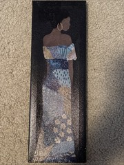 Home Decor 2 Piece Set Of Beautiful Paintings African American Women & Print