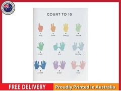 NEW (LAMINATED) COUNT 1 TO 10 (61X91CM) EDUCATIONAL CHART PICTURE PRINT
