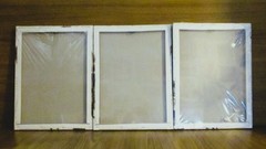 Dinosaur Art Prints 11.5″ x 15.5″ 3 Panels Text Background Wrapped Fabric Sealed